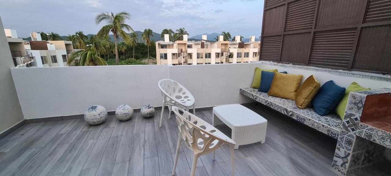 Penthouse Con Roof Garden, Experiencia Sin Igual. Apartamento Manzanillo Exterior foto